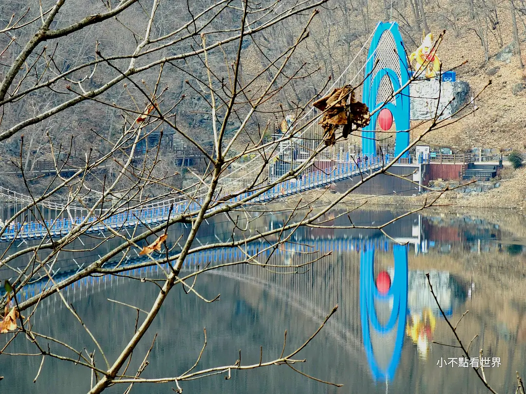 青陽天莊湖吊橋 青陽天莊湖吊橋